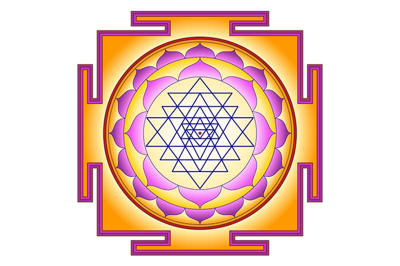 shree yantra geometry